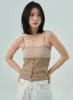 Button Thin Strap Top OY315 sold by Lewkin