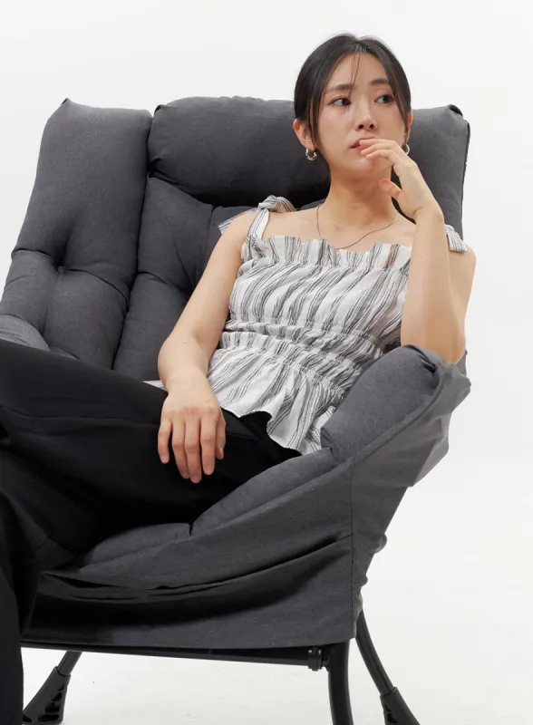 Stripe Frill Top OY326 sold by Lewkin