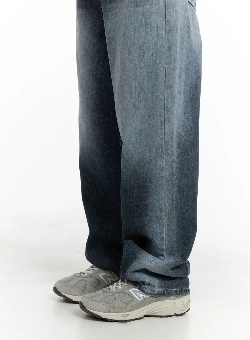 Recycled Wide Baggy Jeans (Unisex) CM425 sold by Lewkin product image thumbnail 5