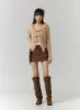 Suede Gaiter Boots CD308 sold by Lewkin