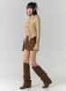 Suede Gaiter Boots CD308 sold by Lewkin