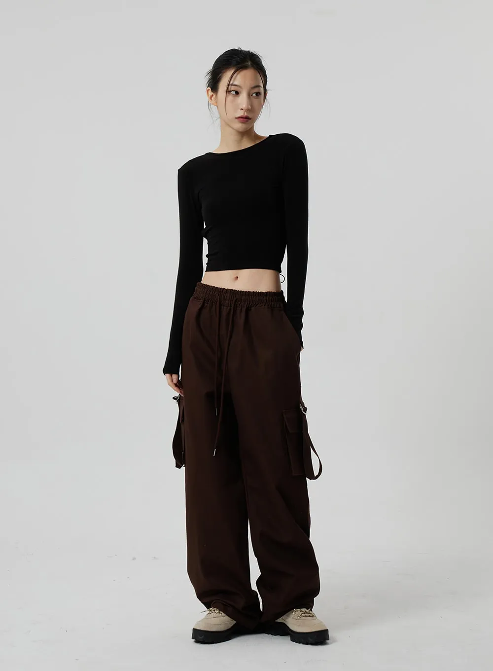 Back Cross Tie Top CF308 sold by Lewkin product image thumbnail 5