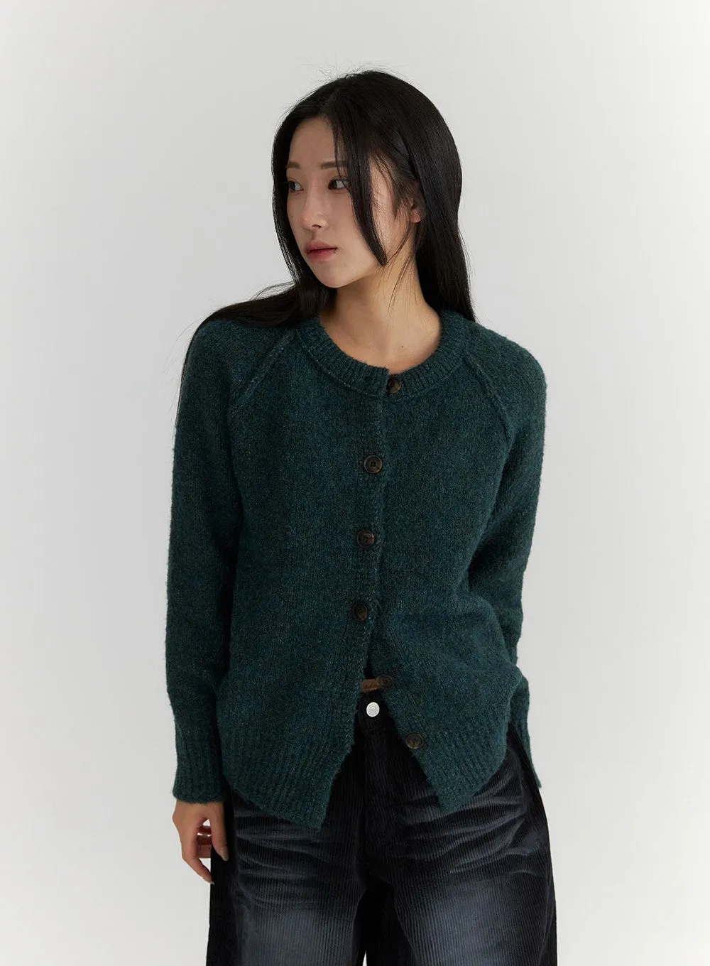 Recycled Polyester Buttoned Cardigan CD314 sold by Lewkin product image thumbnail 5