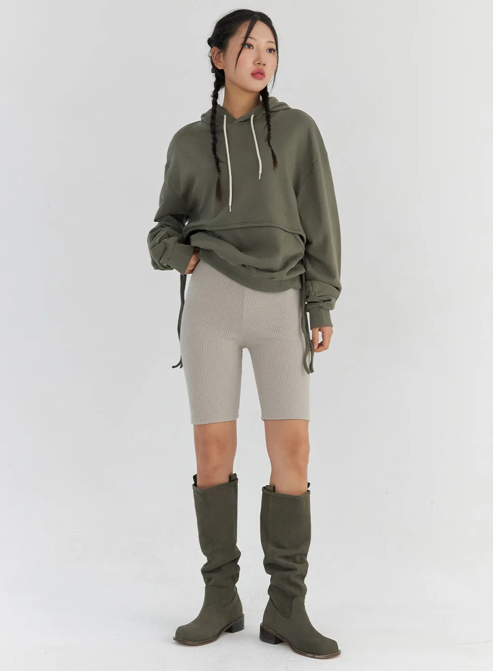 Ribbed Biker Leggings CS321 sold by Lewkin