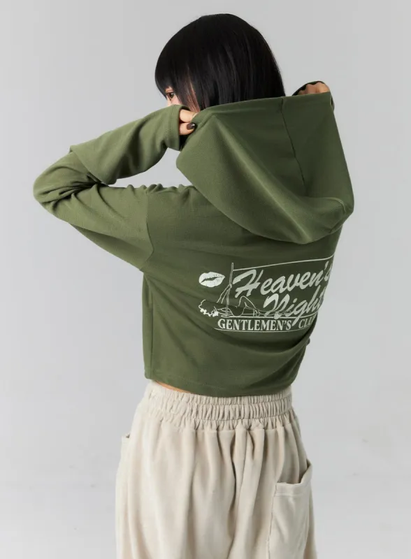 Crop Hoodie with Back Graphic CS318 sold by Lewkin