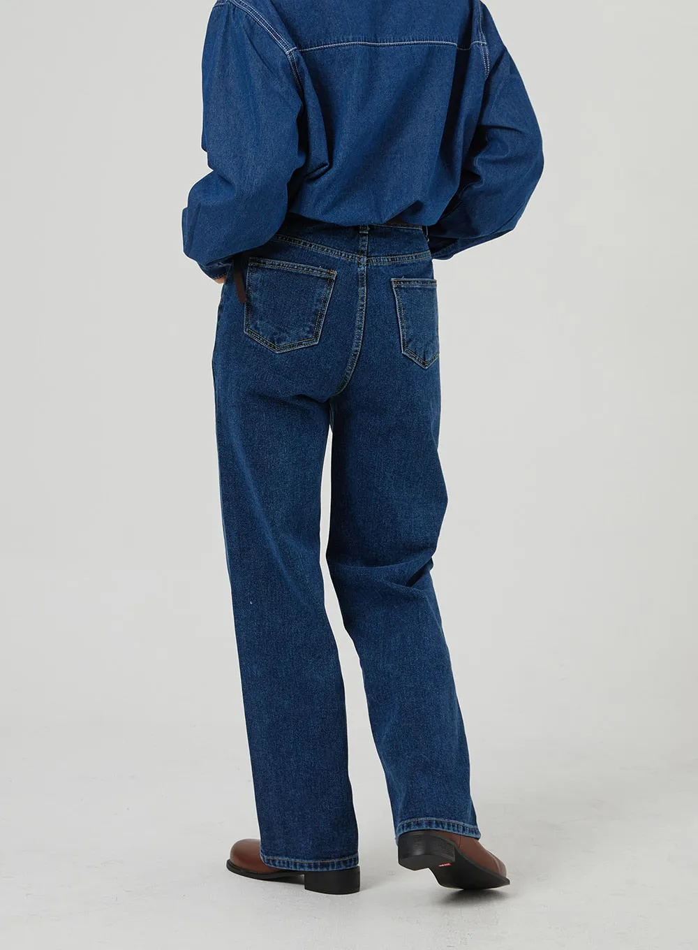 Basic Indigo Jeans OF310 sold by Lewkin product image thumbnail 5