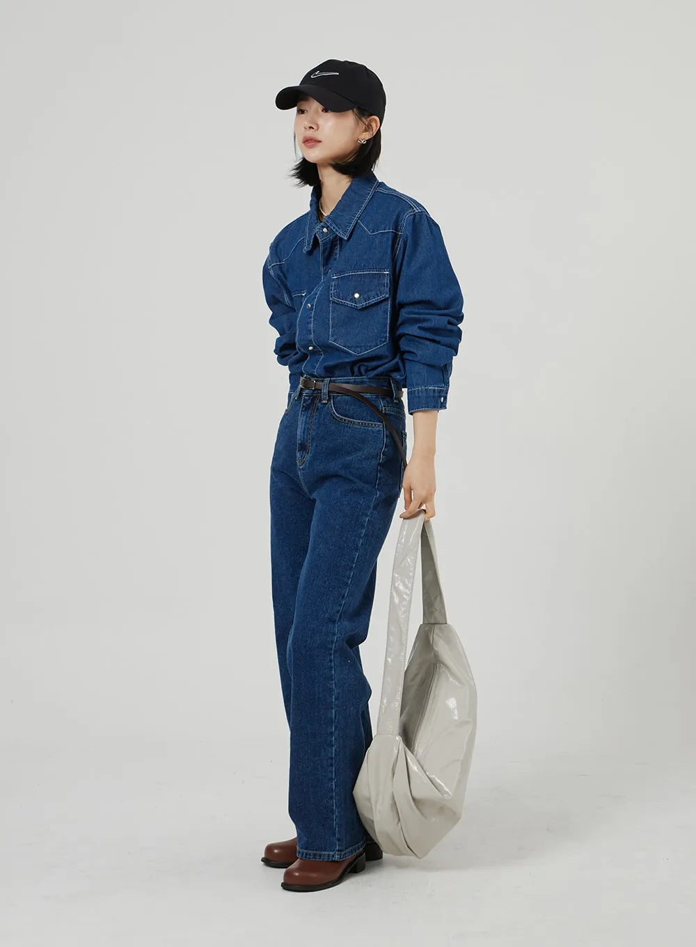 Basic Indigo Jeans OF310 sold by Lewkin product image thumbnail 2