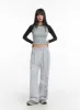 Slim Fit Graphic Crop Top CJ412 sold by Lewkin