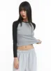 Slim Fit Graphic Crop Top CJ412 sold by Lewkin