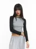 Slim Fit Graphic Crop Top CJ412 sold by Lewkin