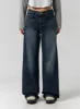 Low Rise Washed Wide Jeans CG315 sold by Lewkin