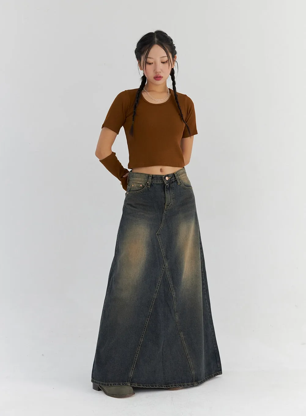 Short Sleeve Tee and Arm Warmer Set CS321 sold by Lewkin product image thumbnail 3