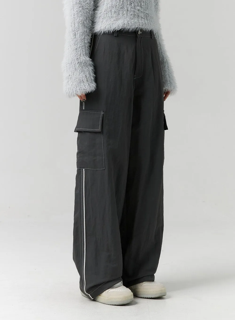 Chic Cargo Parachute Pants CS313 sold by Lewkin product image thumbnail 5