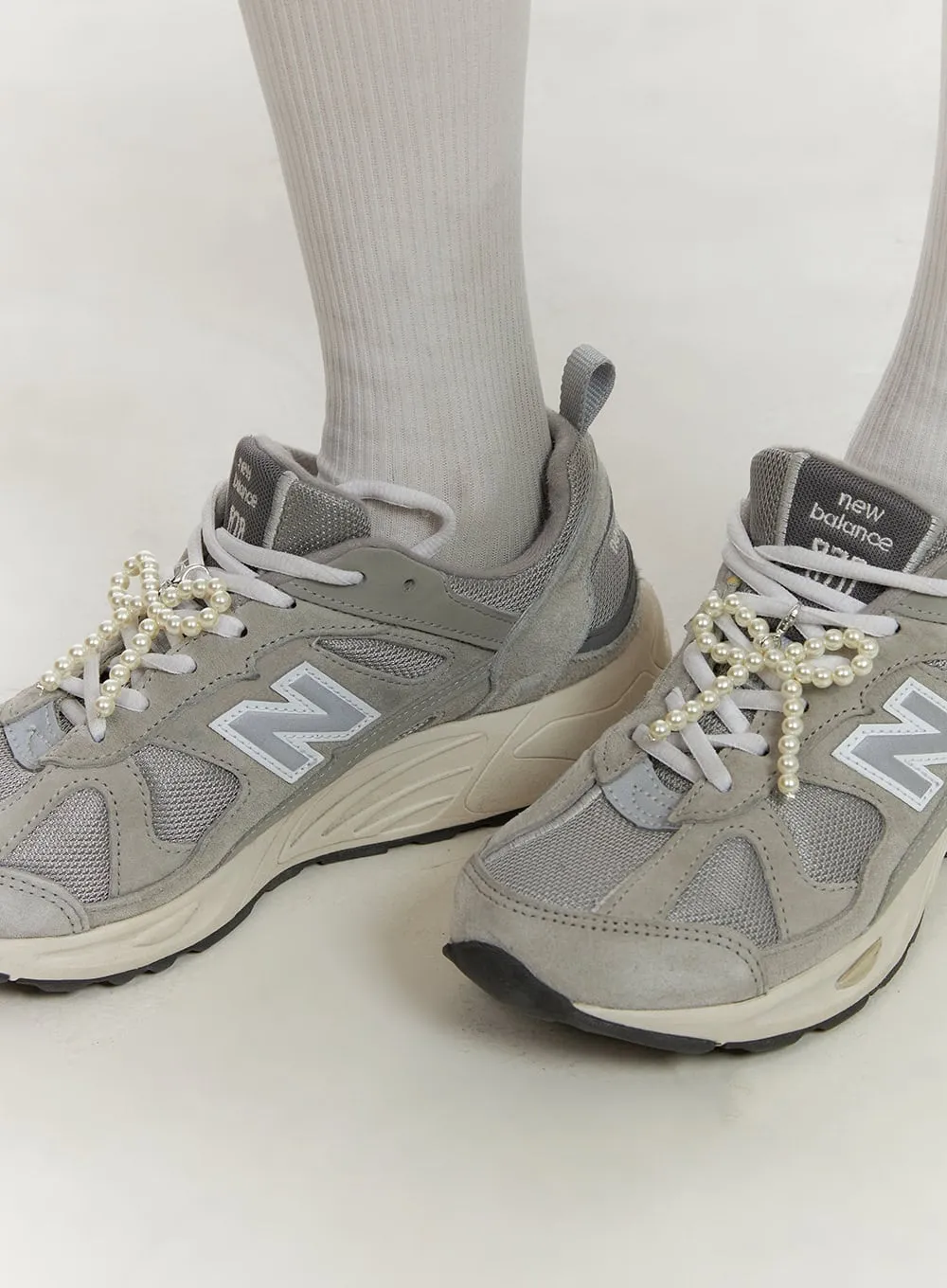 Ribbon Pearl Charm Set CU410 sold by Lewkin