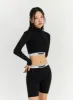 Turtleneck Crop Top CN303 sold by Lewkin