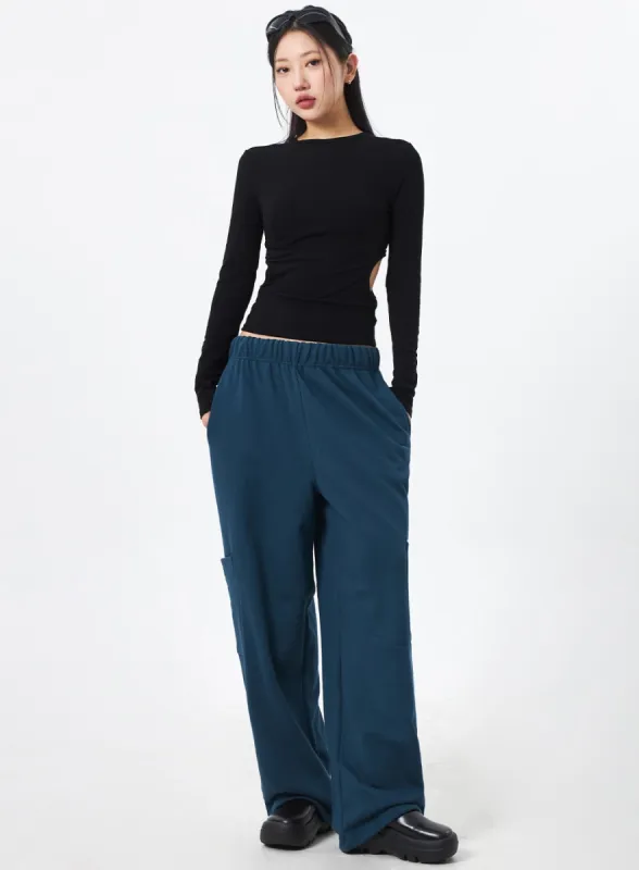 Oversized Cargo Track Pants CA306 sold by Lewkin