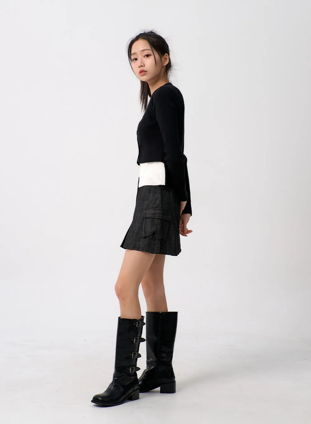 Pocket Mini Skirt BM306 sold by Lewkin product image thumbnail 2