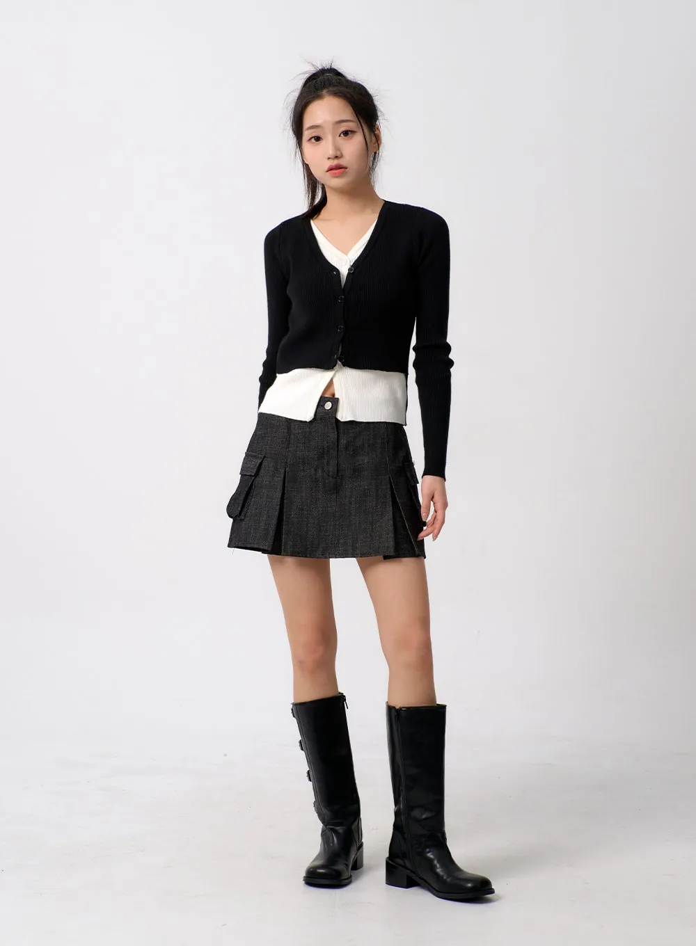 Pocket Mini Skirt BM306 sold by Lewkin product image thumbnail 5