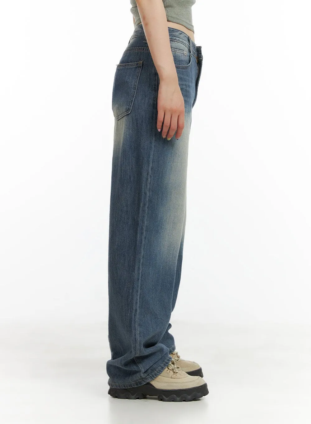 Wide Fit Baggy Jeans CL422 sold by Lewkin product image thumbnail 5