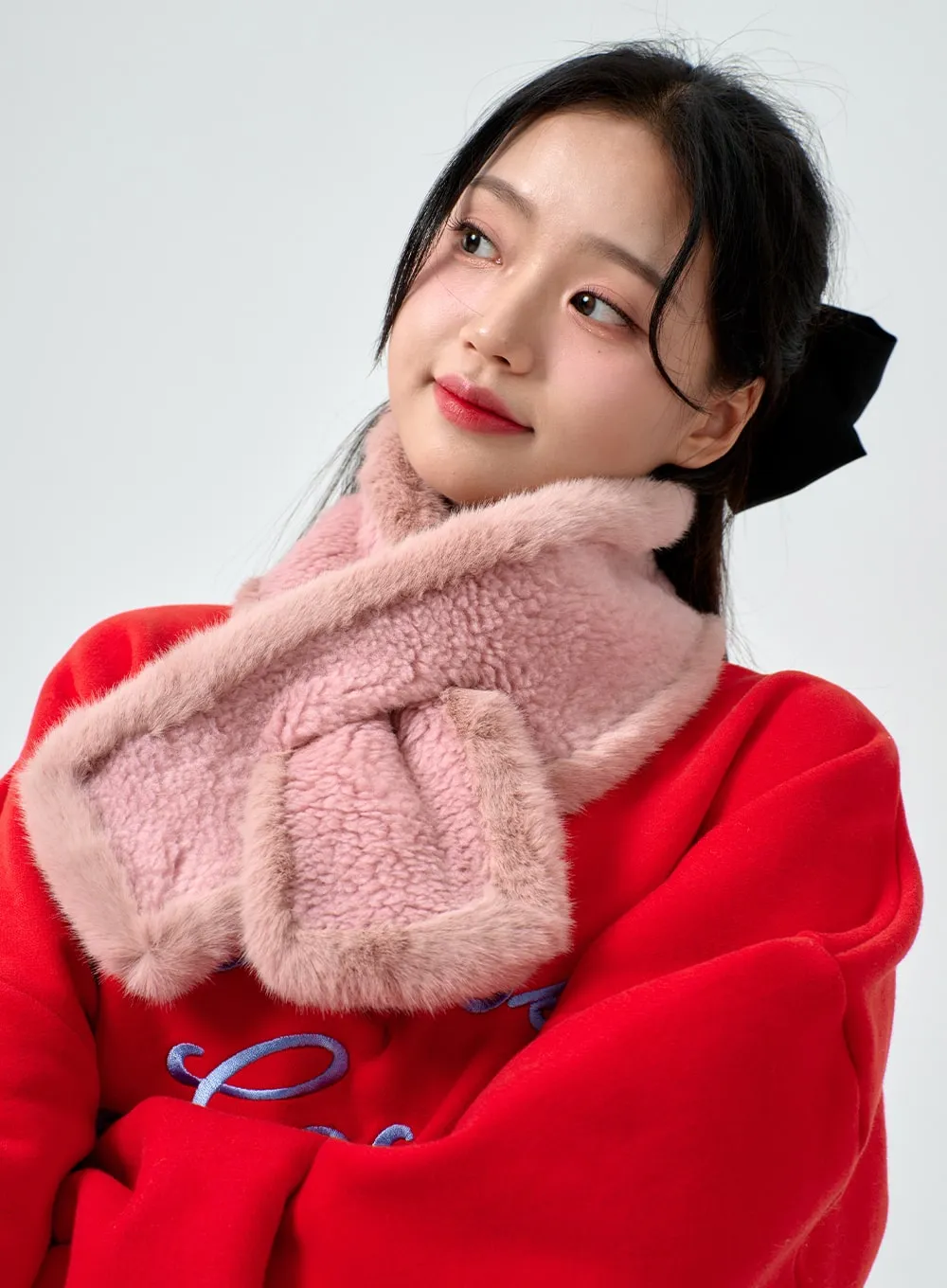 Faux Fur Scarf BD01 sold by Lewkin product image thumbnail 3