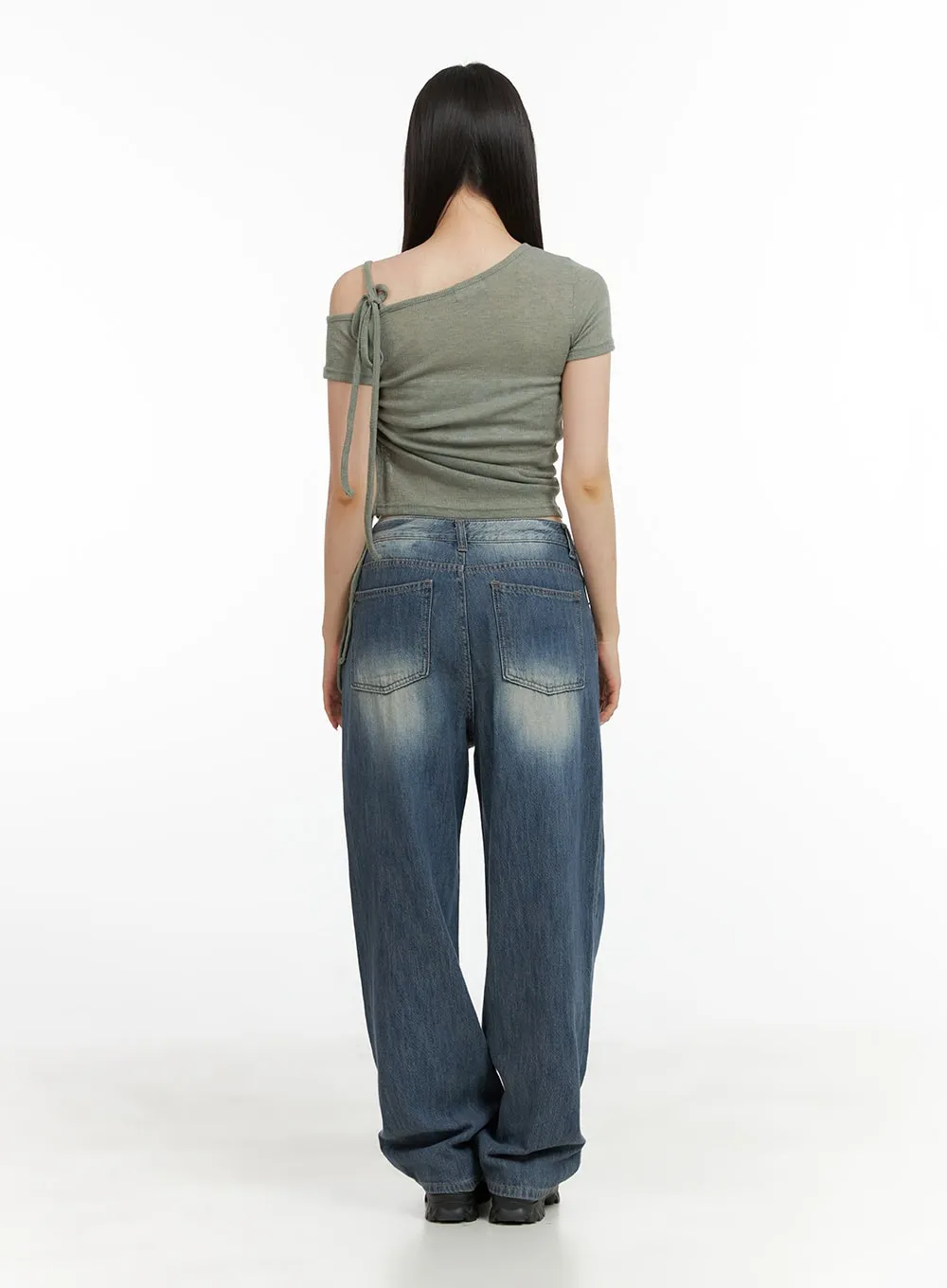 Wide Fit Baggy Jeans CL422 sold by Lewkin product image thumbnail 4