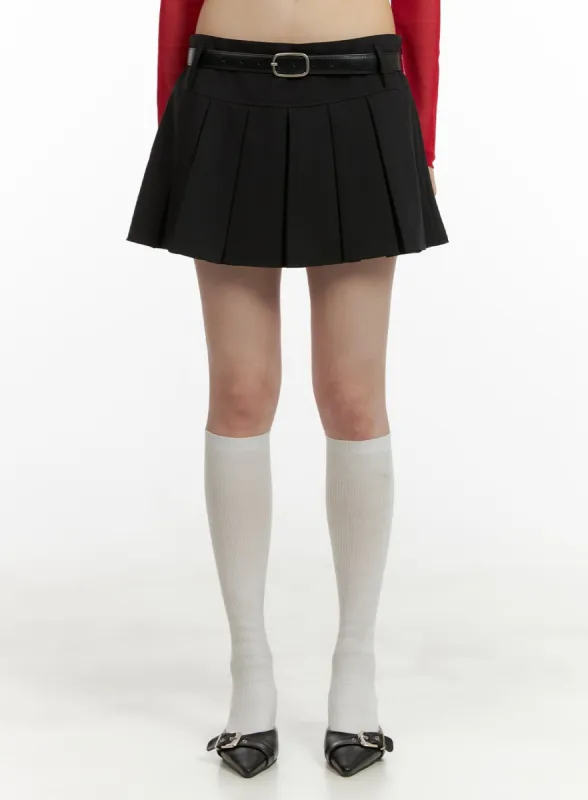 Pleated Mini Skort CU413 sold by Lewkin