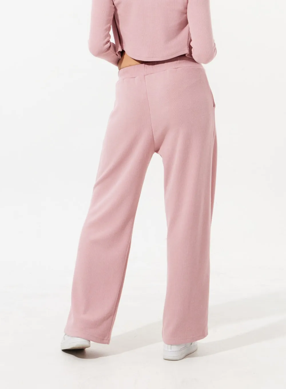 Wide Leg Track Pants IM309 sold by Lewkin product image thumbnail 3