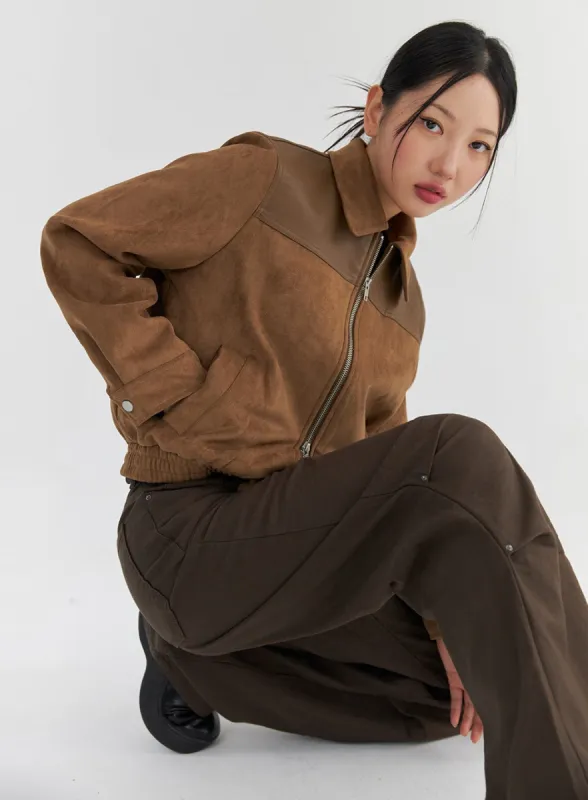 Zip-Up Bomber Jacket CS321 sold by Lewkin