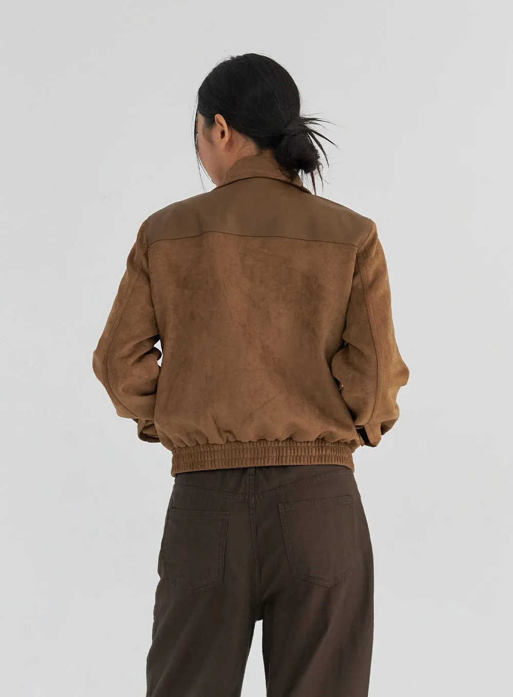 Zip-Up Bomber Jacket CS321 sold by Lewkin product image thumbnail 5