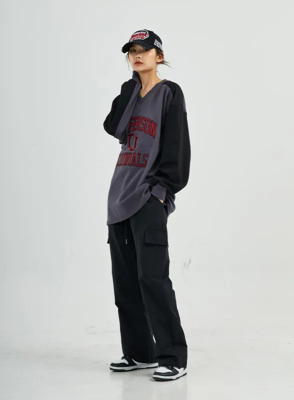 Selena Nylon Cargo Wide Pants CS23 sold by Lewkin