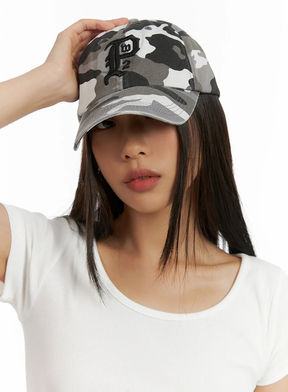 Embroidered Camo Cap CU414 sold by Lewkin product image thumbnail 2