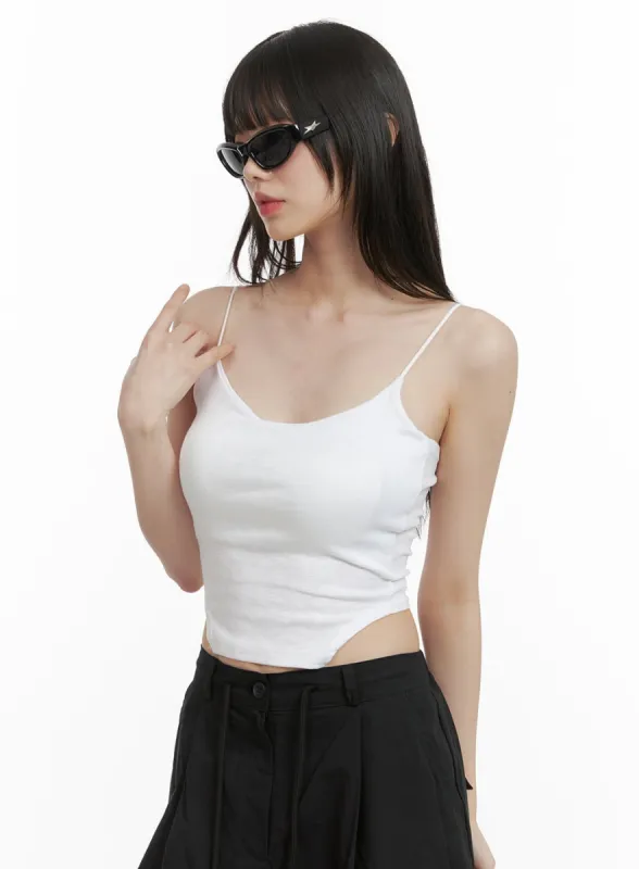 Solid Cami Top (with Pads) CY414 sold by Lewkin