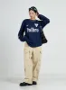Wide Lettering Print Sweatshirt CO18 sold by Lewkin