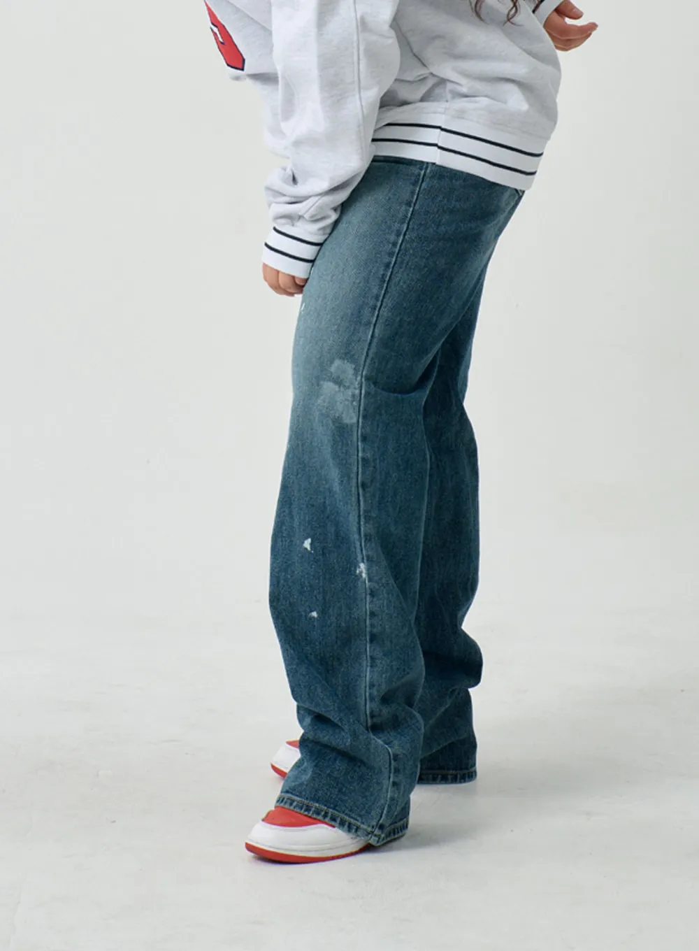 Plus Paint Wide Leg Jeans IN16 sold by Lewkin product image thumbnail 2