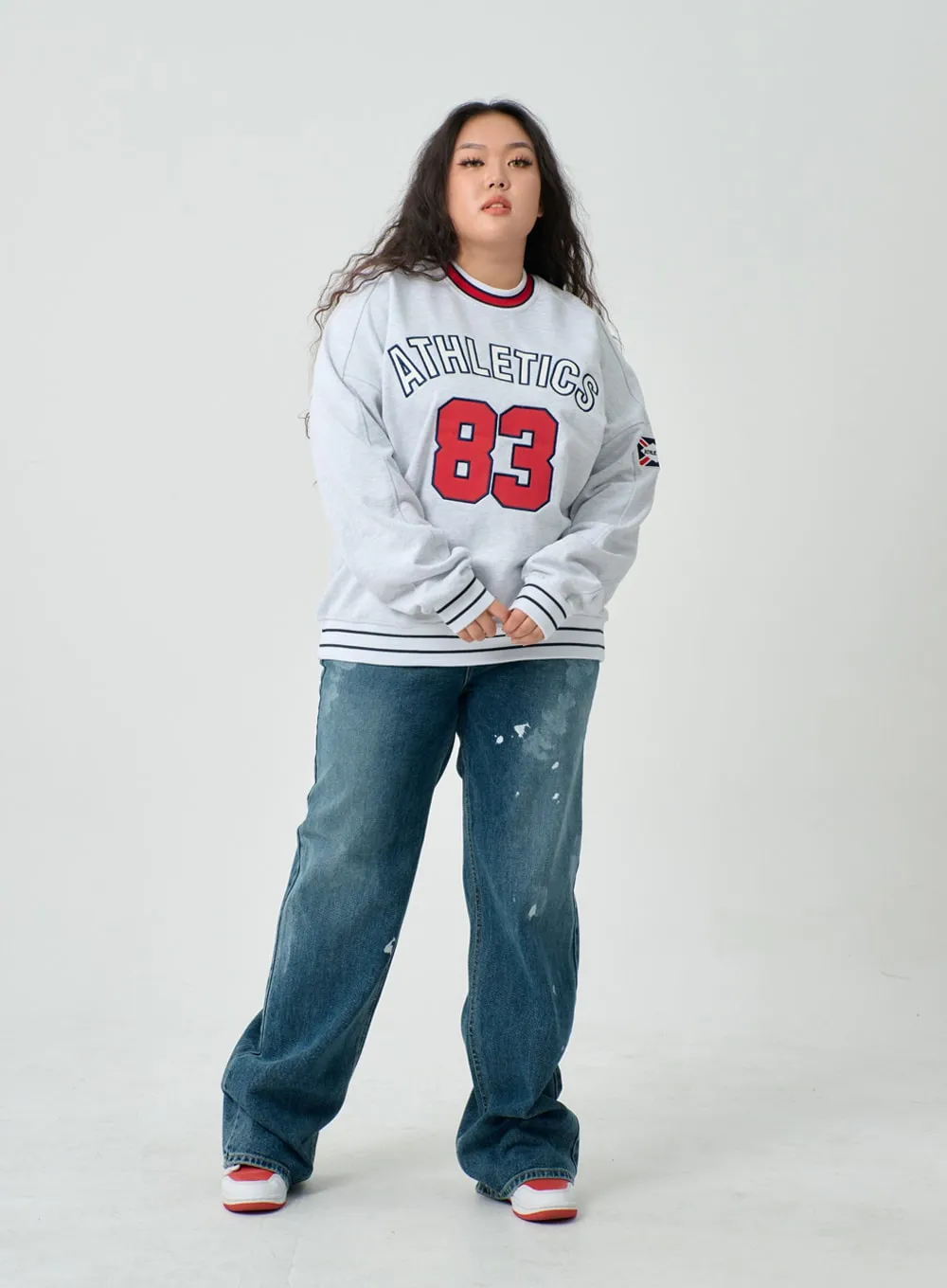 Plus Paint Wide Leg Jeans IN16 sold by Lewkin product image thumbnail 4