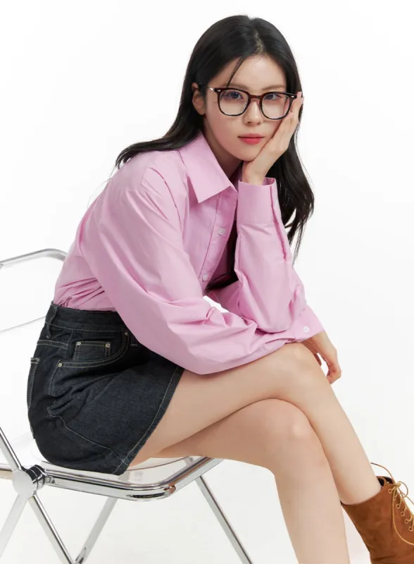 Buttoned Collar Shirt OF414 sold by Lewkin