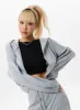 Crop Hoodie Zip-Up IO326 sold by Lewkin