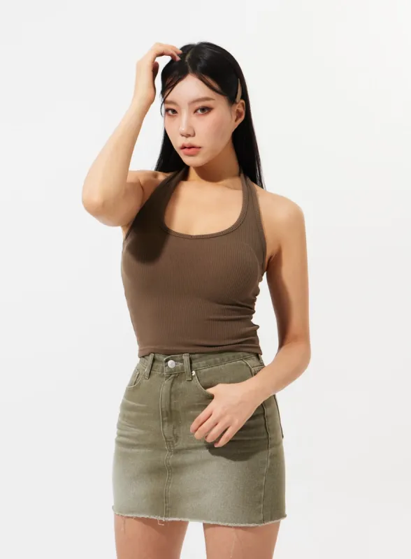 Neck Strap Tank Top IM308 sold by Lewkin