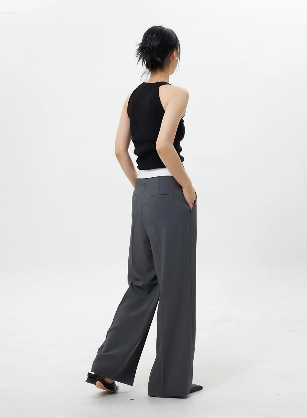 Halter Neck Knit Top OY308 sold by Lewkin product image thumbnail 4