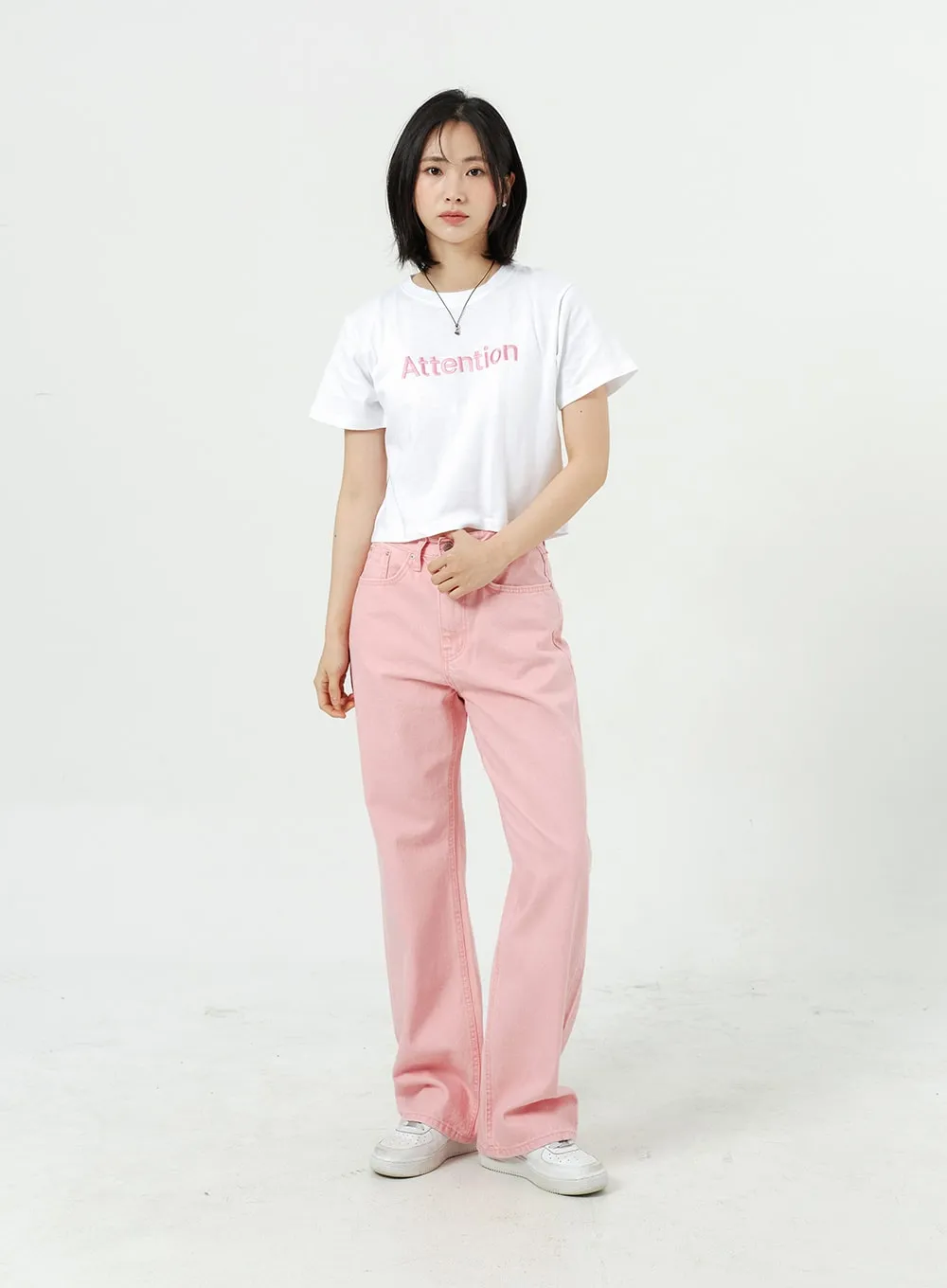 Wide Leg Cotton Pants OM313 sold by Lewkin product image thumbnail 5