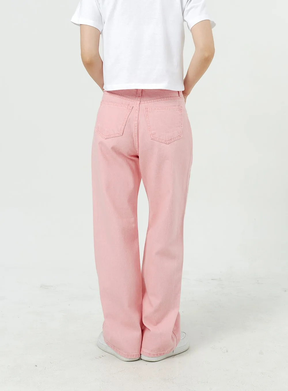 Wide Leg Cotton Pants OM313 sold by Lewkin product image thumbnail 4