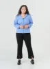 Plus Cotton Bending Bootcut Pants IS05 sold by Lewkin