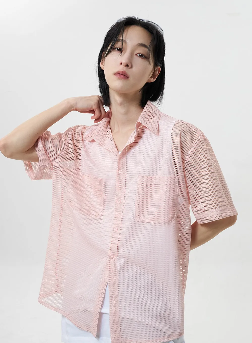 Open Stitch Shirt Unisex CY319 sold by Lewkin product image thumbnail 5