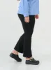 Plus Cotton Bending Bootcut Pants IS05 sold by Lewkin