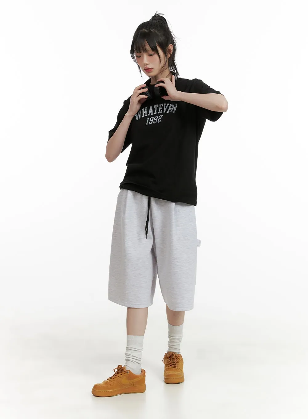 Baggy Midi Sweatpants CU413 sold by Lewkin product image thumbnail 2