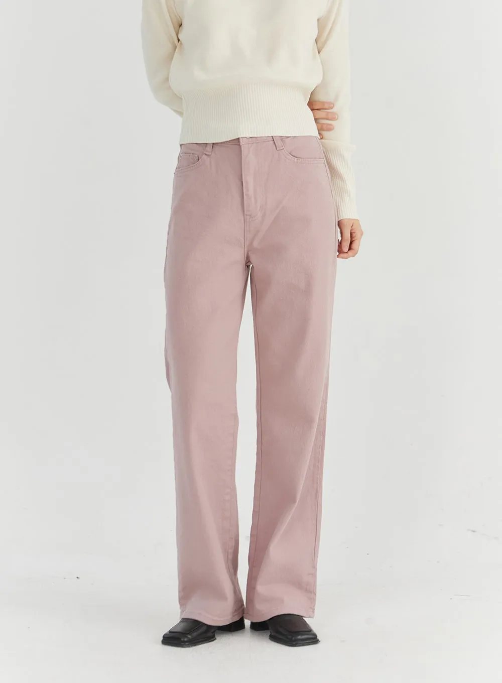 Soft Color Wide Pants ON303 sold by Lewkin product image thumbnail 2