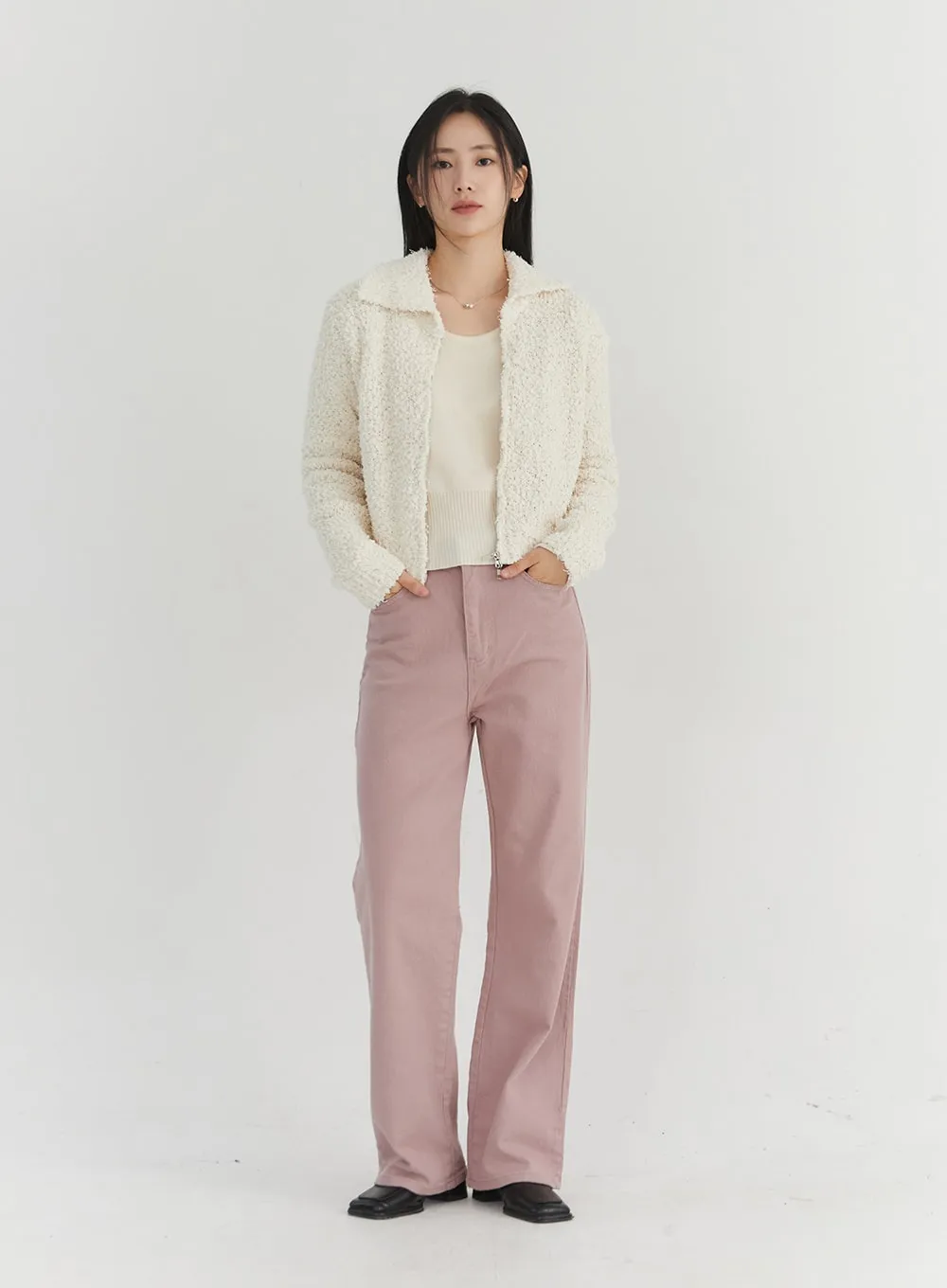 Soft Color Wide Pants ON303 sold by Lewkin