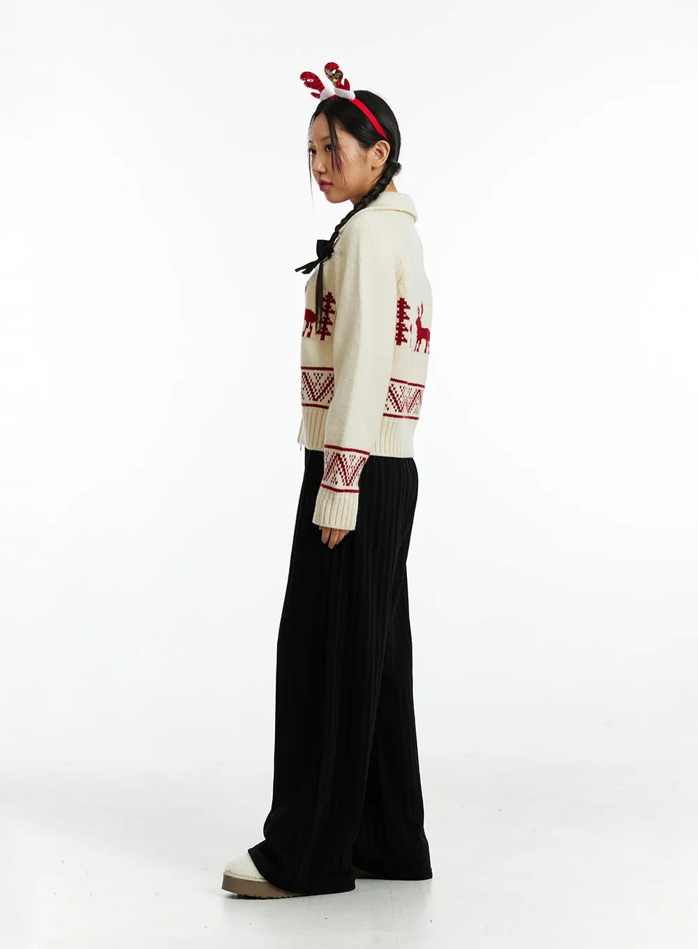 Cozy Knit Pants IN323 sold by Lewkin product image thumbnail 5