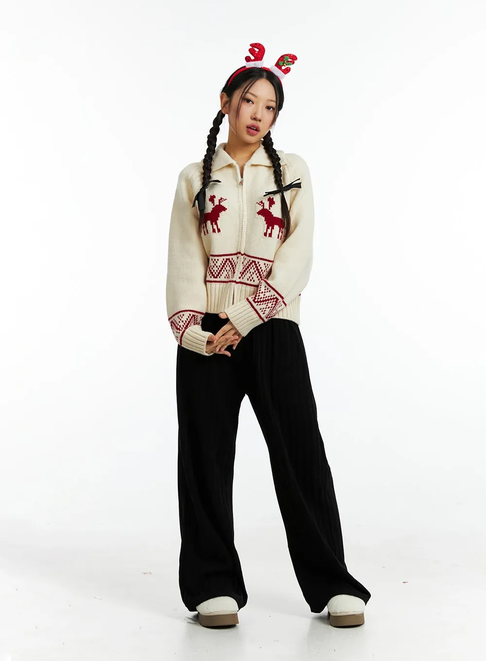 Cozy Knit Pants IN323 sold by Lewkin product image thumbnail 4