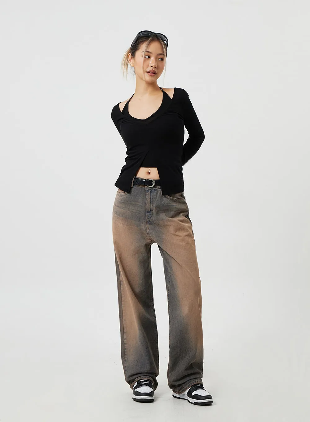 Layered Cropped Top Set CM303 sold by Lewkin product image thumbnail 4